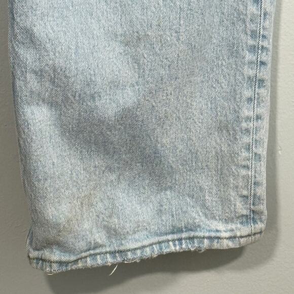 Abercrombie Curve Love 90s Relaxed Jeans 27 Light Wash High Rise Vintage Fit - Picture 9 of 10